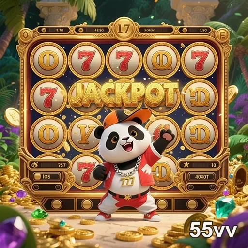 Imagem do jogo Jackpot Panda Slot 5 disponível no site 55vv.