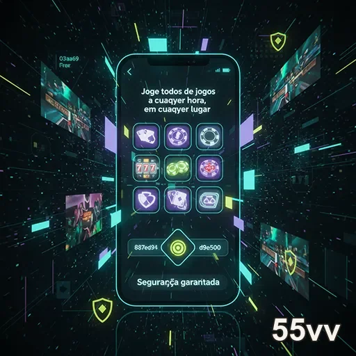 Imagem sobre segurança em jogos móveis no site 55vv, destacando dicas e proteções.