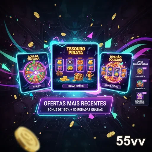 Ofertas mais recentes do site 55vv, destacando Promoções e Descontos imperdíveis.